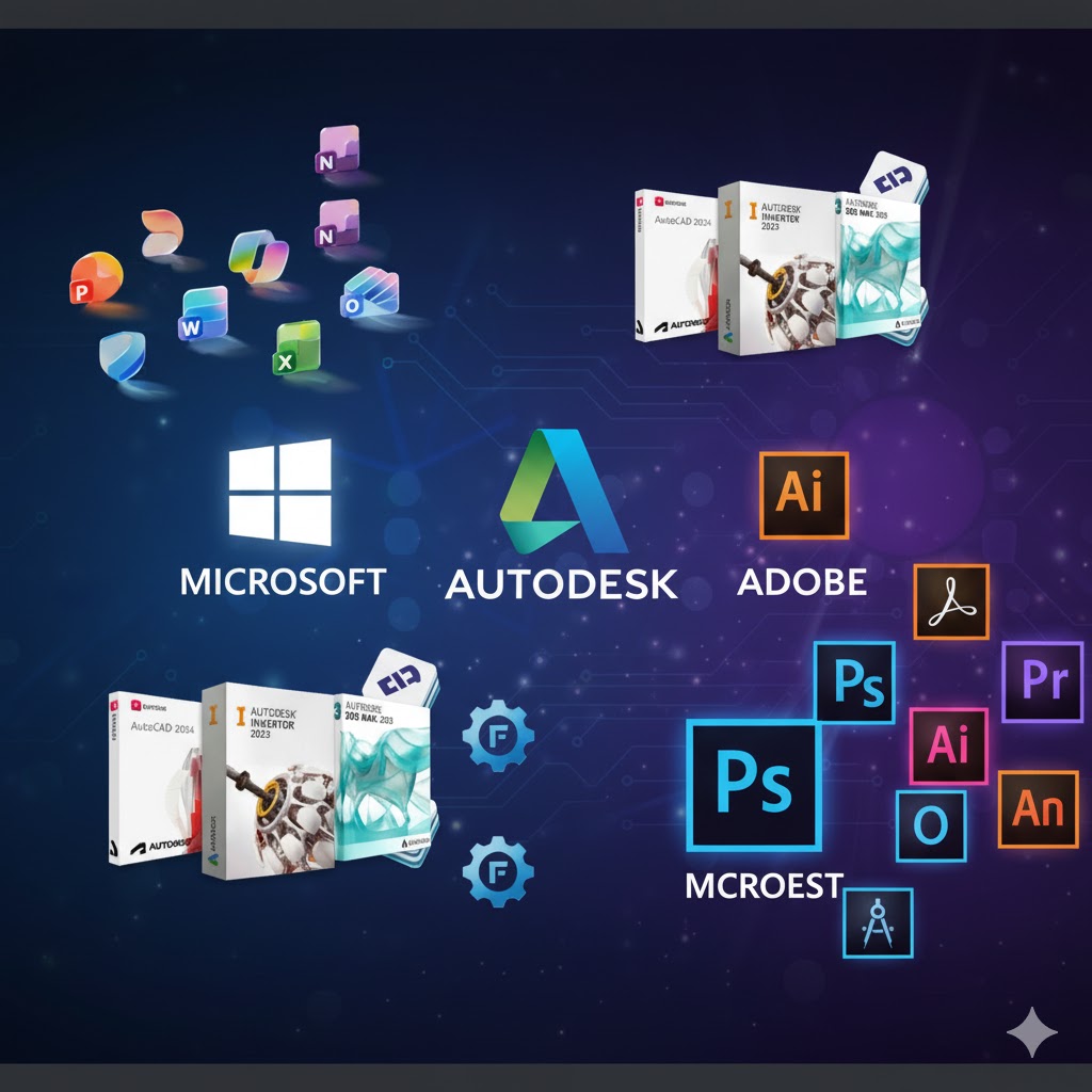Revendedor Autorizado Microsoft, Autodesk e Adobe